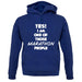 Yes! I Am One Of Those Marathon People unisex hoodie