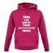 Yes! I Am One Of Those Motocross People unisex hoodie