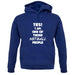 Yes! I Am One Of Those Netball People unisex hoodie
