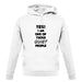 Yes! I Am One Of Those Quiet People unisex hoodie