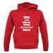 Yes! I Am One Of Those Running People unisex hoodie
