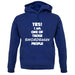 Yes! I Am One Of Those Swordsman People unisex hoodie