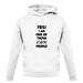 Yes! I Am One Of Those Vain People unisex hoodie