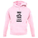 Yes! I Am One Of Those Vain People unisex hoodie