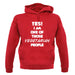 Yes! I Am One Of Those Vegetarian People unisex hoodie