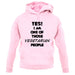 Yes! I Am One Of Those Vegetarian People unisex hoodie