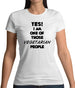 Yes! I Am One Of Those Vegetarian People Womens T-Shirt