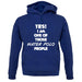 Yes! I Am One Of Those Water Polo People unisex hoodie