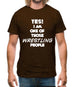 Yes! I Am One Of Those Wrestling People Mens T-Shirt