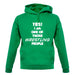 Yes! I Am One Of Those Wrestling People unisex hoodie