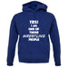 Yes! I Am One Of Those Wrestling People unisex hoodie
