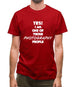 Yes! I Am One Of Those Photographer People Mens T-Shirt