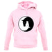 Yin Yang Horses unisex hoodie