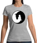 Yin Yang Horses Womens T-Shirt