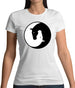 Yin Yang Horses Womens T-Shirt