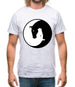 Yin Yang Horses Mens T-Shirt