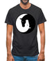 Yin Yang Horses Mens T-Shirt