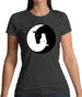 Yin Yang Horses Womens T-Shirt