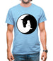 Yin Yang Horses Mens T-Shirt