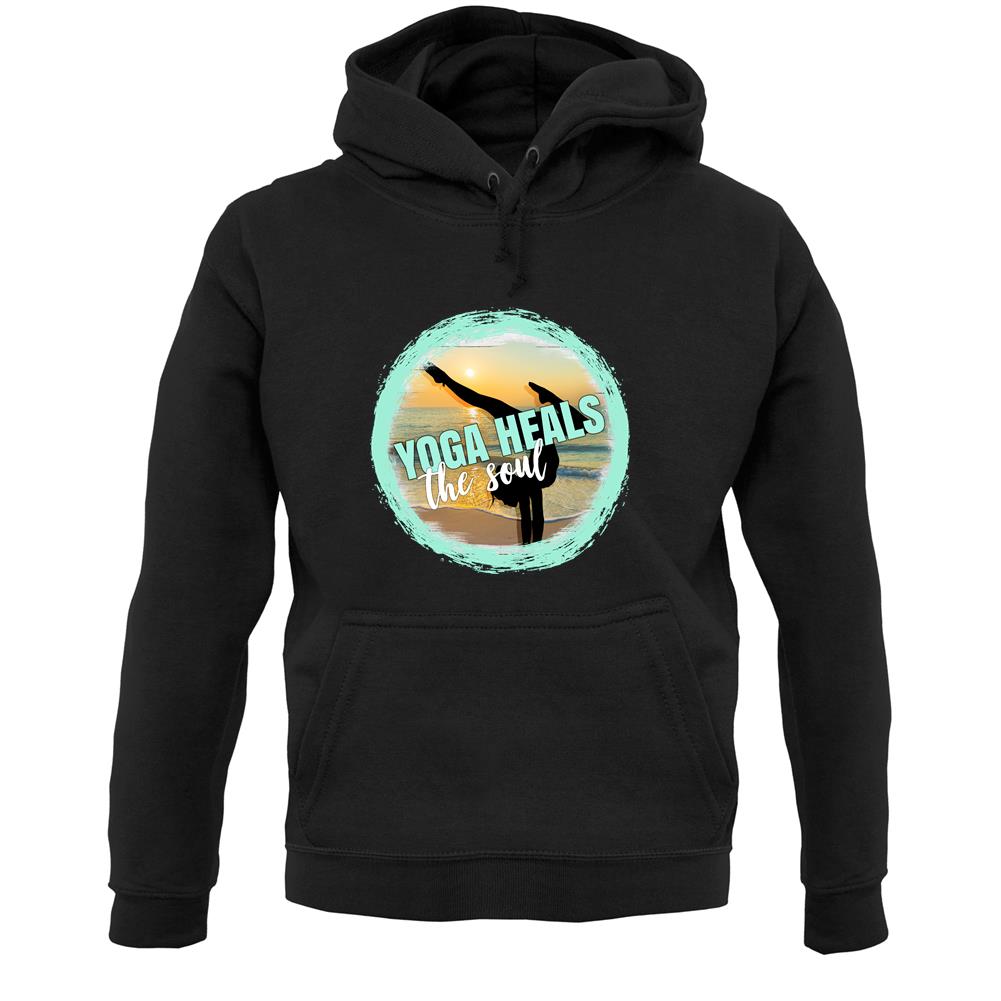 Yoga Health Soul Unisex Hoodie