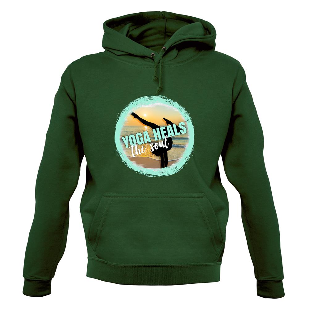 Yoga Health Soul Unisex Hoodie