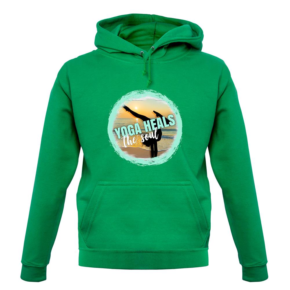 Yoga Health Soul Unisex Hoodie