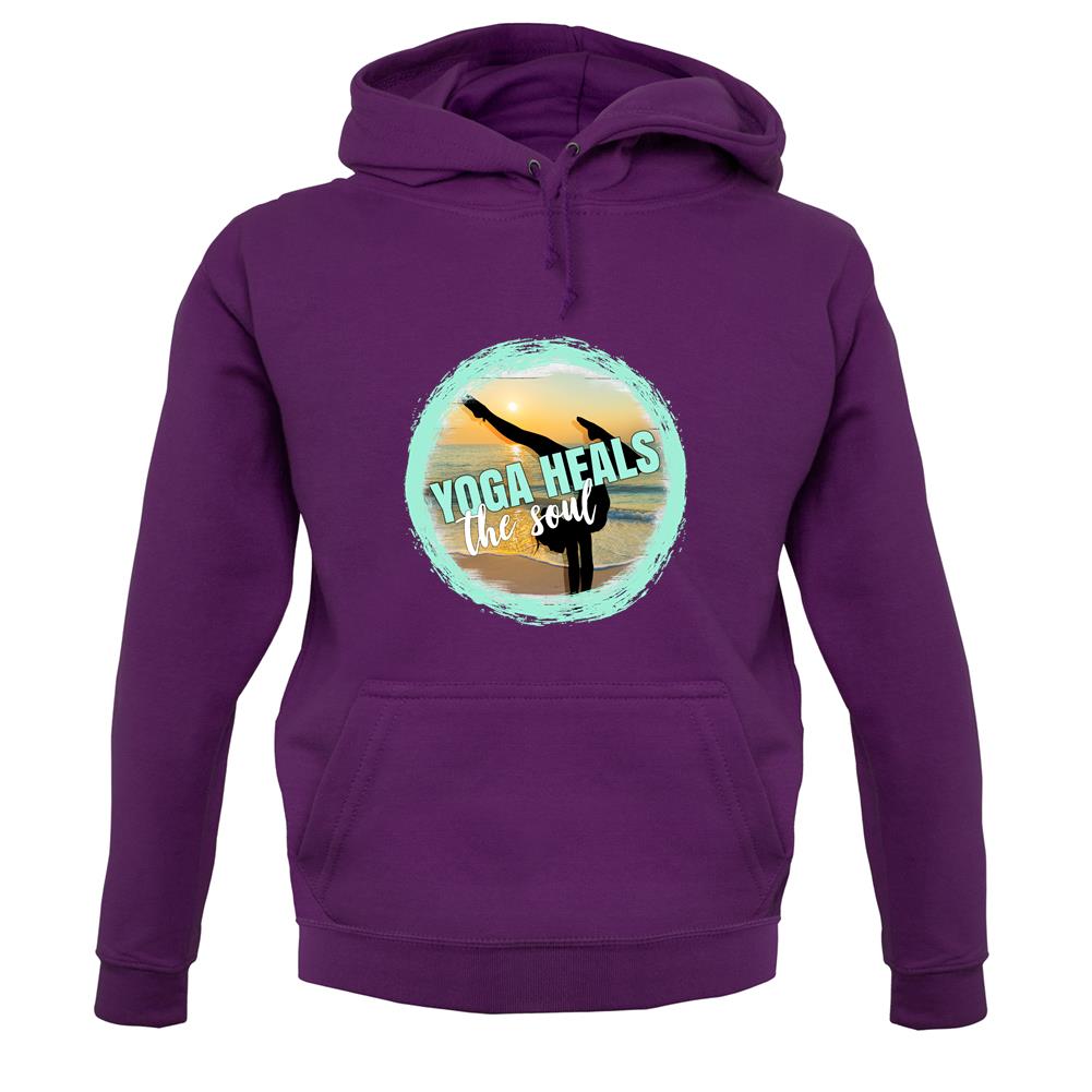 Yoga Health Soul Unisex Hoodie