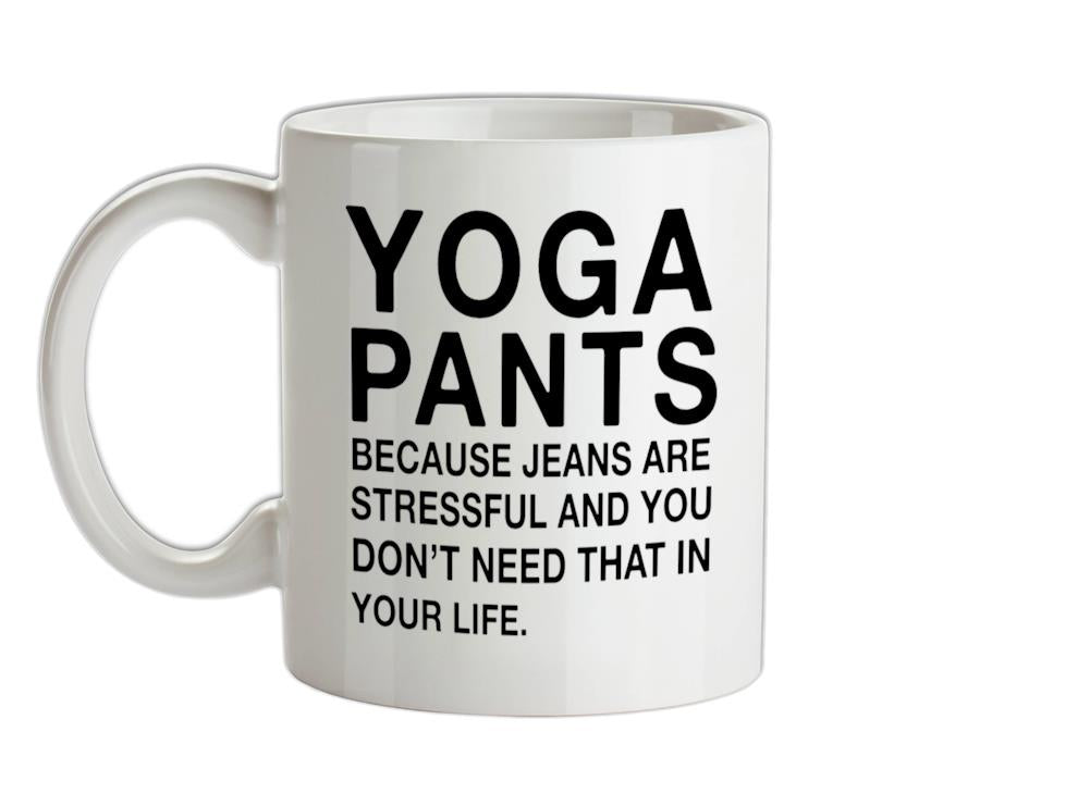 Yoga Pants Ceramic Mug