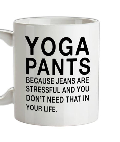 Yoga Pants Ceramic Mug