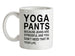 Yoga Pants Ceramic Mug