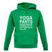 Yoga Pants Unisex Hoodie