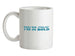 You're Italic, I'm In Bold Ceramic Mug