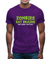 Zombies Eat Brains Mens T-Shirt