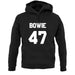 Bowie 47 unisex hoodie