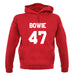 Bowie 47 unisex hoodie