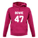 Bowie 47 unisex hoodie