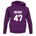 Bowie 47 unisex hoodie