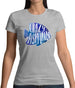 Crazy Fish Lady Womens T-Shirt