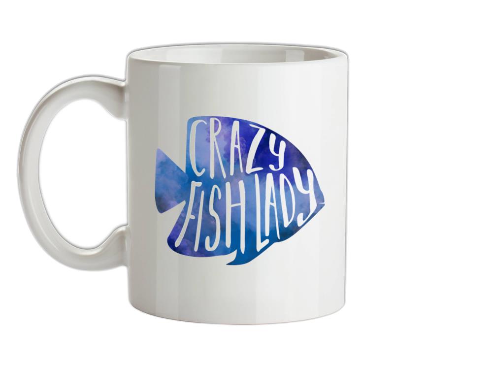 Crazy Fish Lady Ceramic Mug