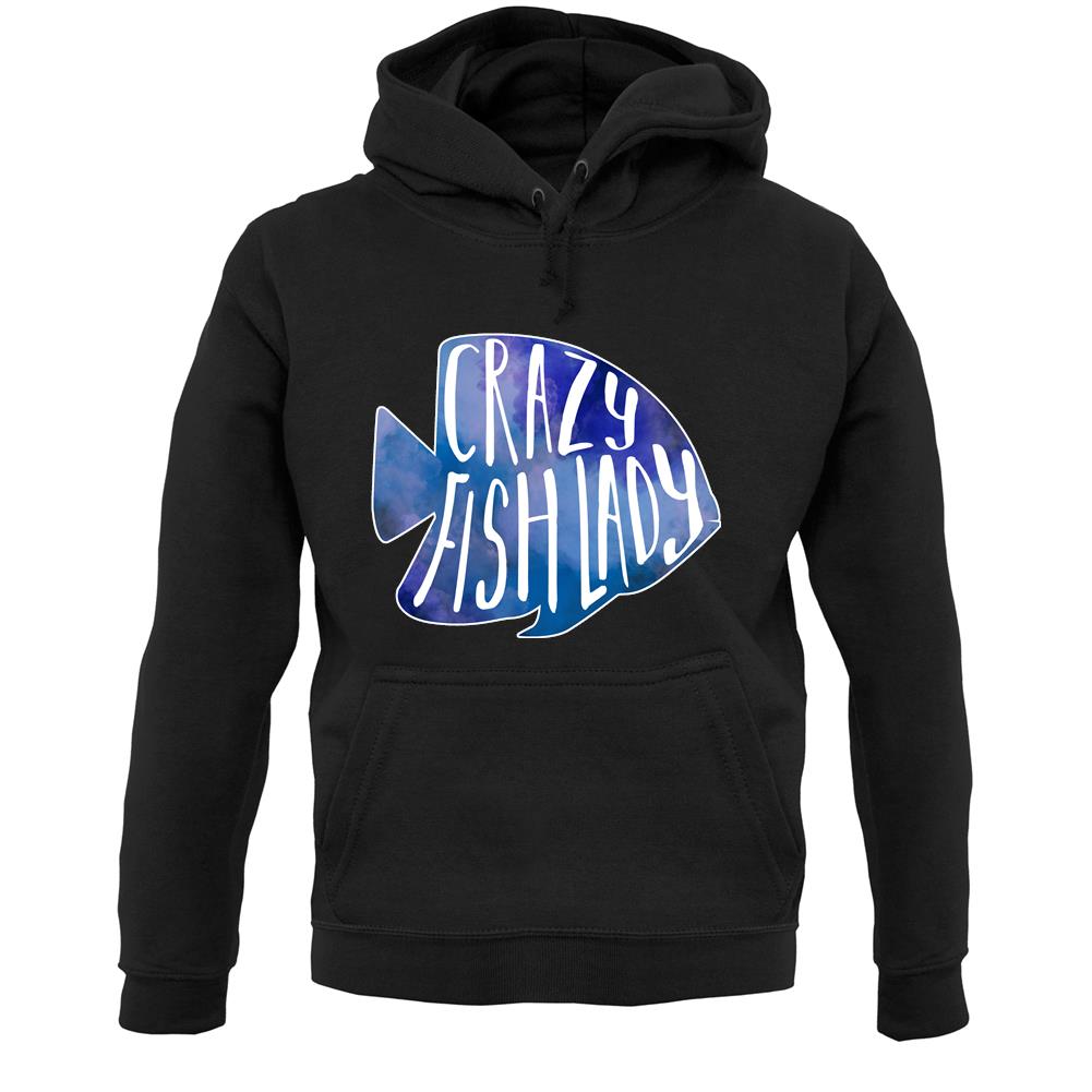 Crazy Fish Lady Unisex Hoodie