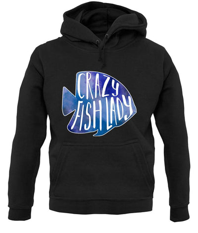 Crazy Fish Lady unisex hoodie