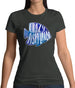 Crazy Fish Lady Womens T-Shirt