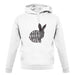 Crazy Rabbit Lady unisex hoodie