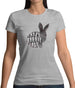 Crazy Rabbit Lady Womens T-Shirt