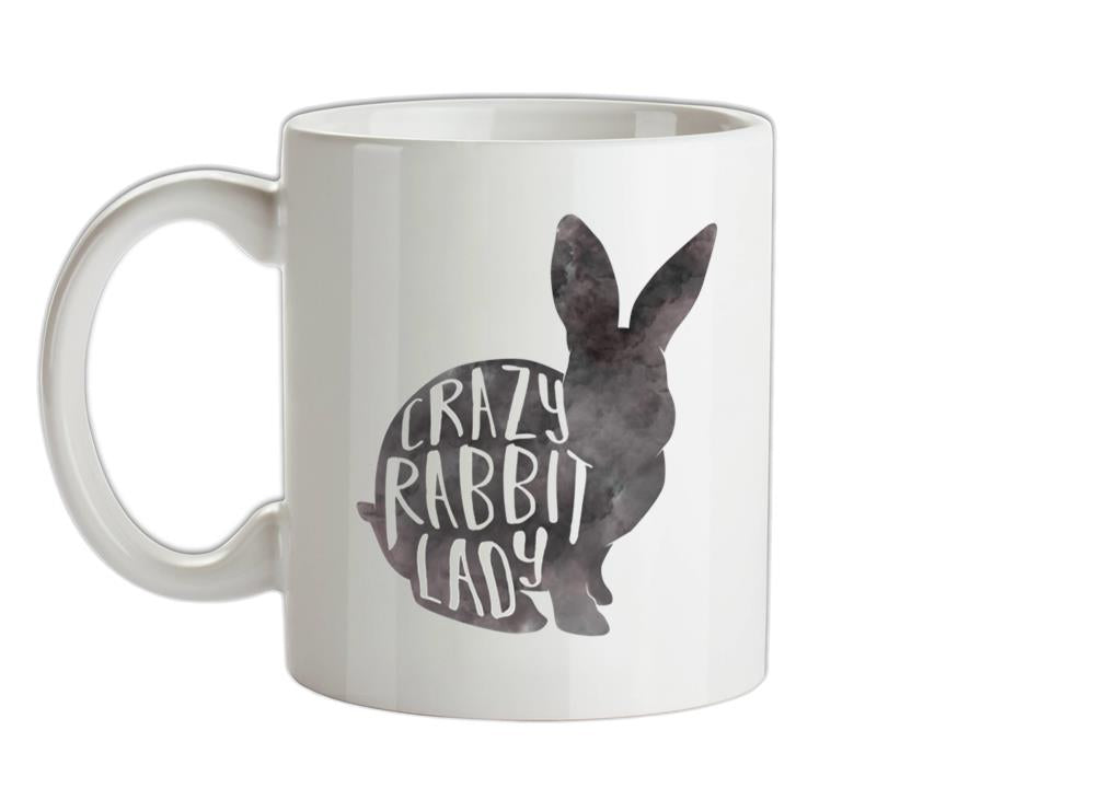 Crazy Rabbit Lady Ceramic Mug