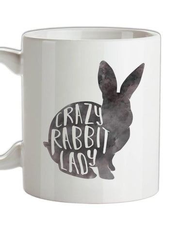 Crazy Rabbit Lady Ceramic Mug