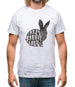 Crazy Rabbit Lady Mens T-Shirt