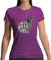 Crazy Rabbit Lady Womens T-Shirt