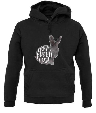 Crazy Rabbit Lady unisex hoodie