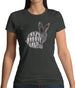 Crazy Rabbit Lady Womens T-Shirt